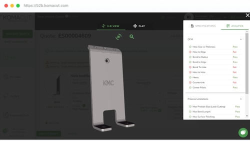 Komacut Quotation Platform